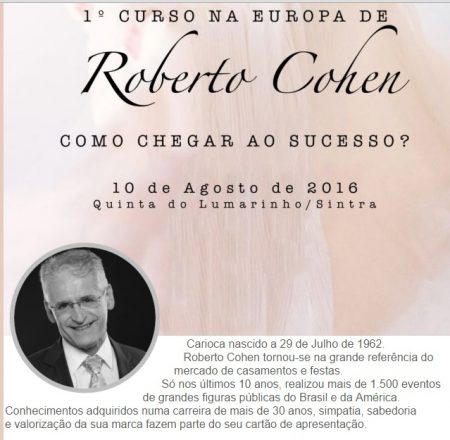 1 2Bcurso 2Broberto 2Bcohen 450x440 - Press Release: Cerimonialista Roberto Cohen em Portugal