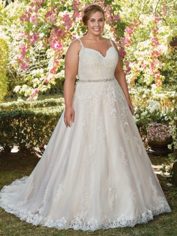 Rebecca Ingram Wedding Dress Allison 7RS305 Plus Main
